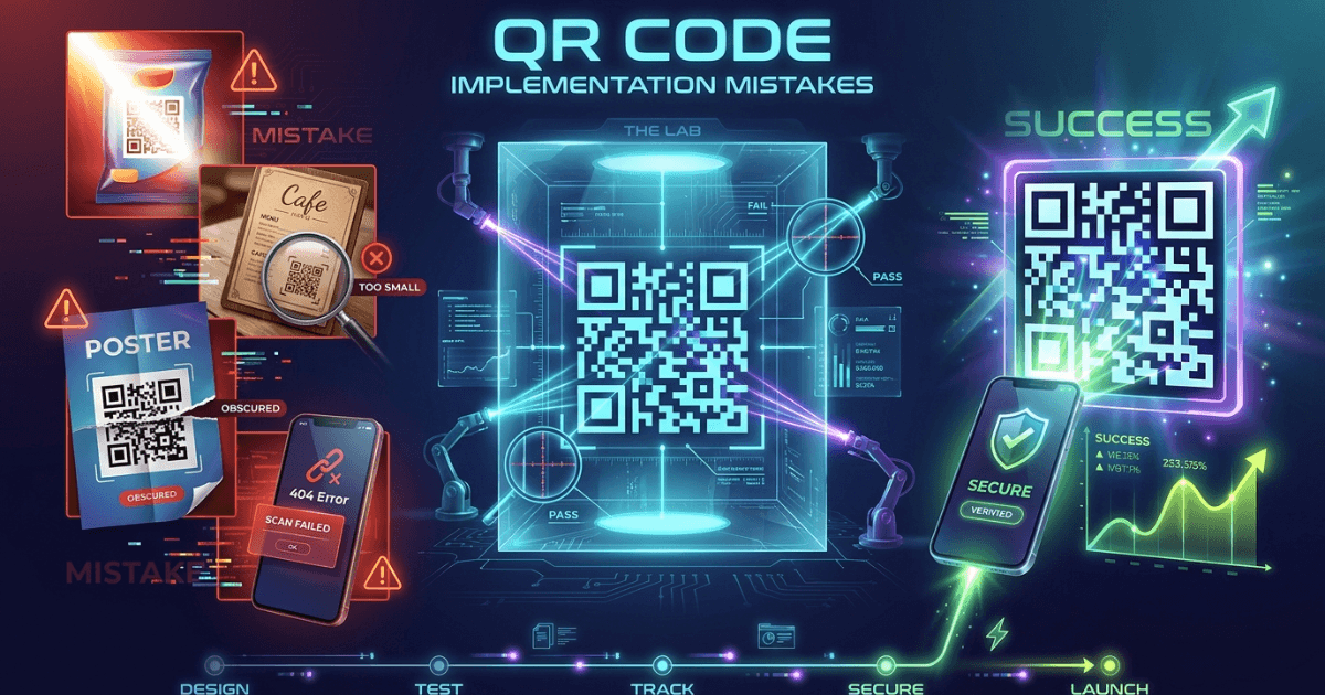 Common QR Code Implementation Mistakes to Avoid When Implementing QR Codes