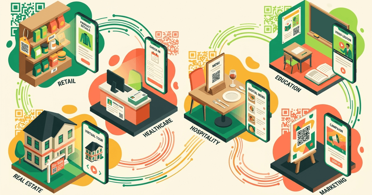 Top Industries Using QR Codes: QR code applications by industry That Work